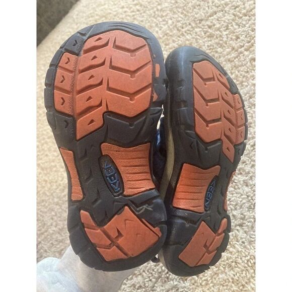 Keen Newport Blue Sharks Multi Stripe Waterproof Sport Sandals Toddler Size 1 - Picture 4 of 4